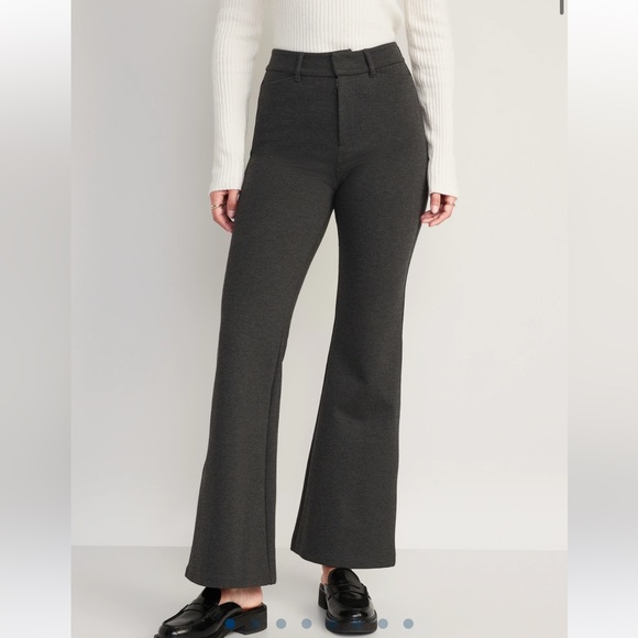 🆕 RESERVED REG Old Navy Women Extra High-Waisted Stevie Trouser Flare Pants - Picture 2 of 12